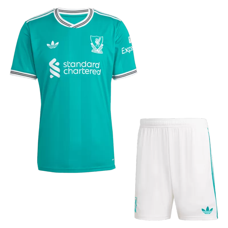 Maglia da calcio Liverpool Third Away 2025/26 (maglia+pantaloncini)