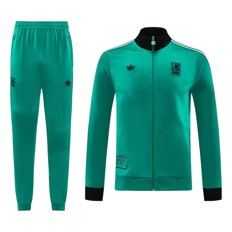 Kit giacca da allenamento Liverpool (giacca+pantaloni) 2025/26-Verde