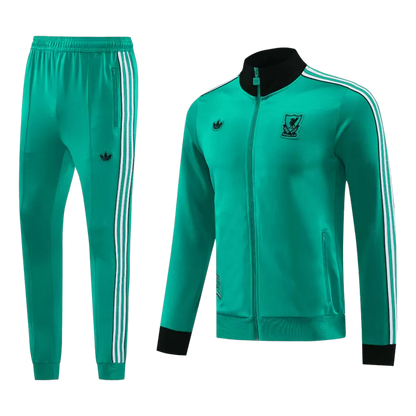 Kit giacca da allenamento Liverpool (giacca+pantaloni) 2025/26-Verde