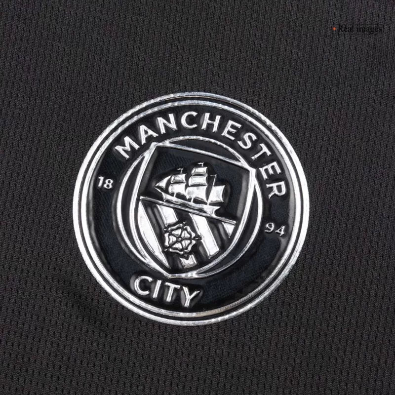 Maglia da calcio a maniche lunghe da trasferta del Manchester City 2025/26