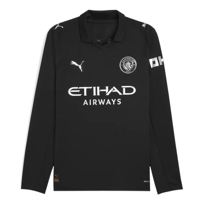 Maglia da calcio a maniche lunghe da trasferta del Manchester City 2025/26