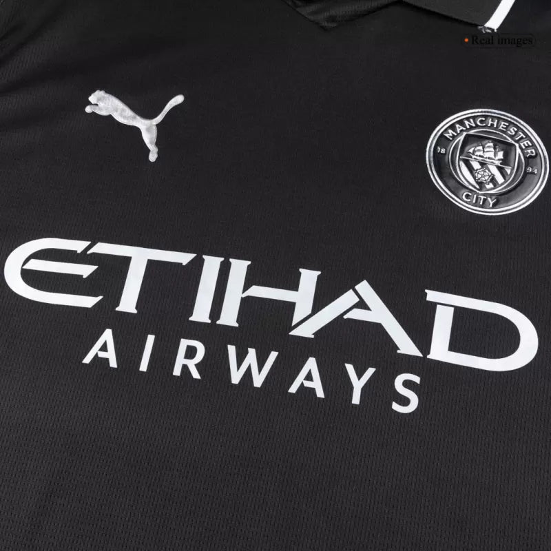 Maglia da calcio a maniche lunghe da trasferta del Manchester City 2025/26