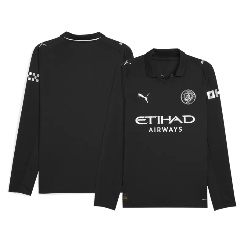 Maglia da calcio a maniche lunghe da trasferta del Manchester City 2025/26
