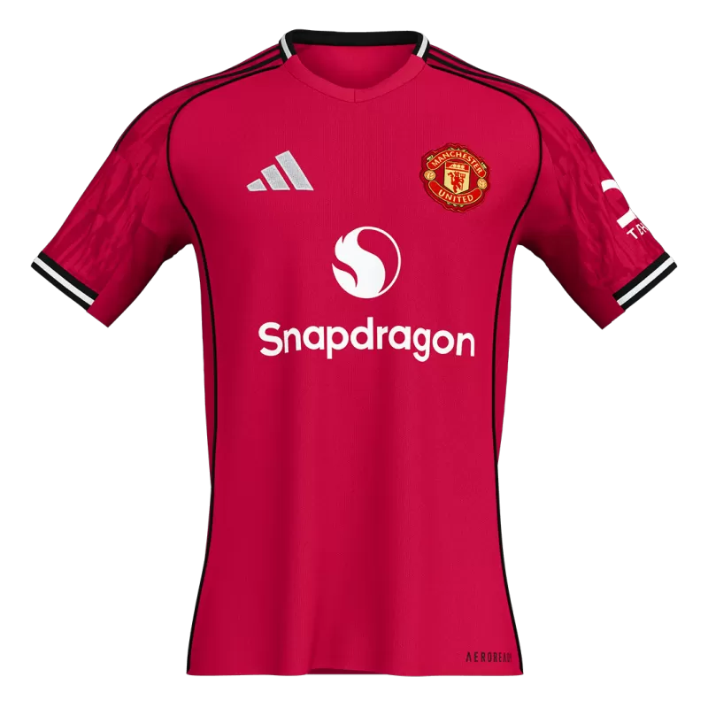 Maglia da calcio casalinga del Manchester United 2025/26