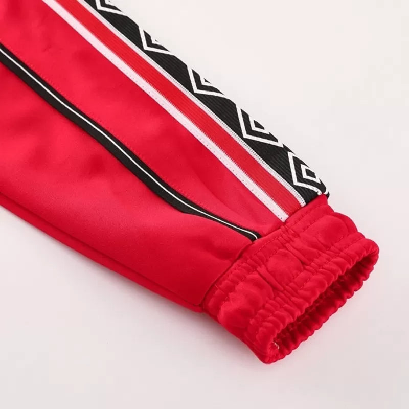 Giacca da allenamento del Manchester United 2025/26 - Rosso e nero (stile B)