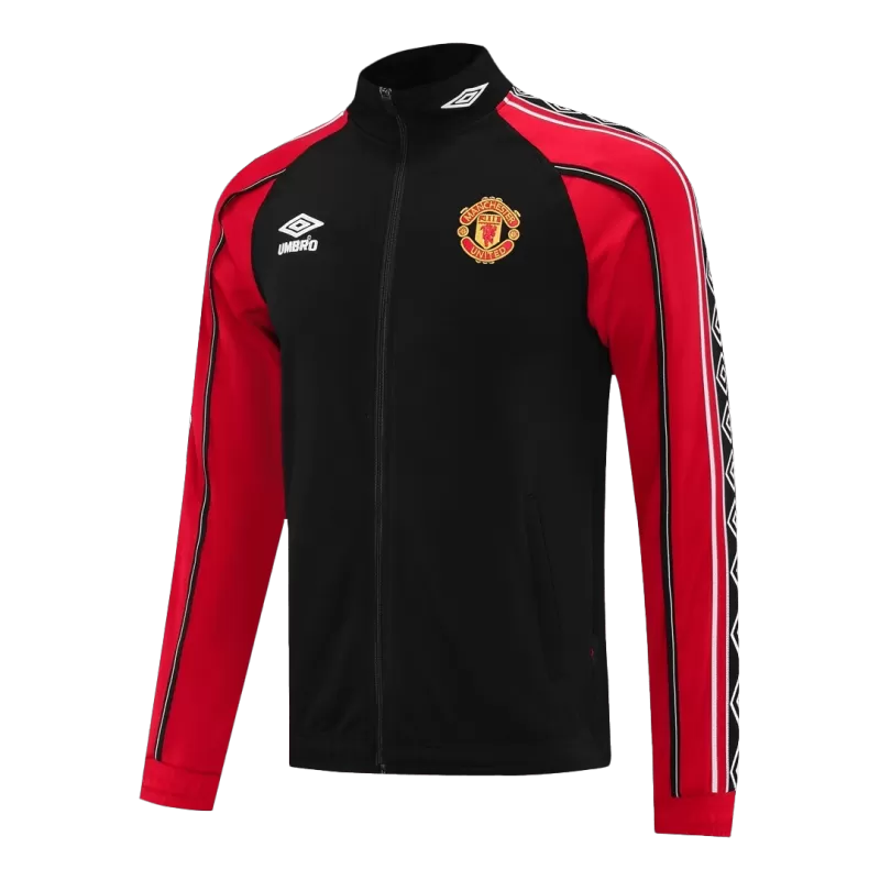 Giacca da allenamento del Manchester United 2025/26 - Rosso e nero (stile B)