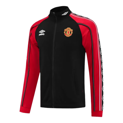 Giacca da allenamento del Manchester United 2025/26 - Rosso e nero (stile B)