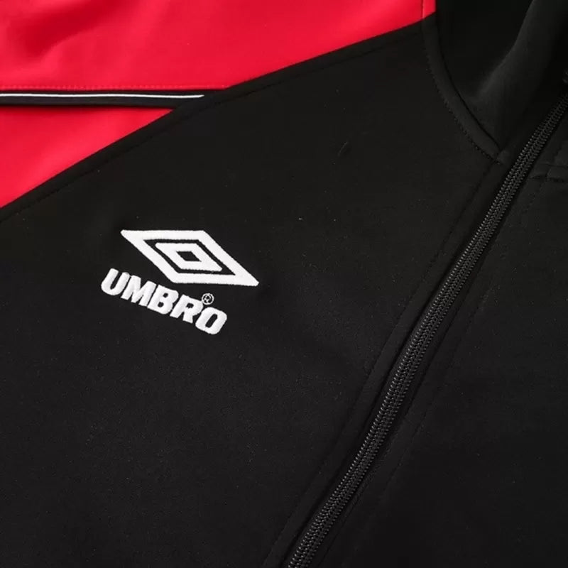 Giacca da allenamento del Manchester United 2025/26 - Rosso e nero (stile B)