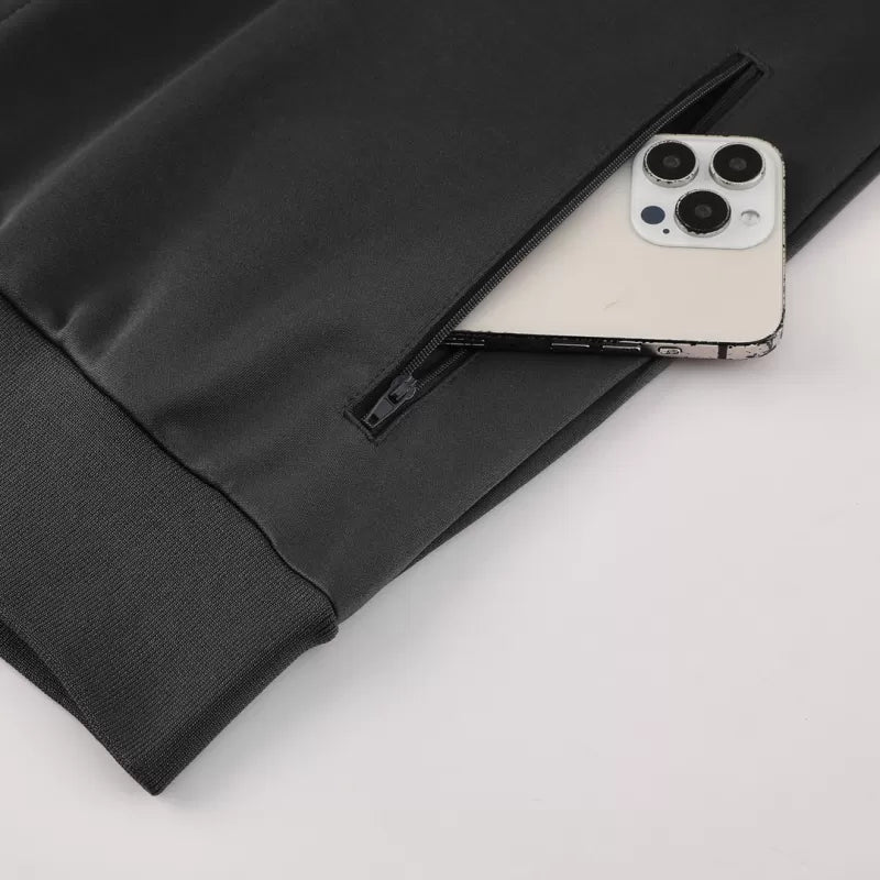 Kit giacca da allenamento Manchester United (giacca+pantaloni) 2025/26 - Nero