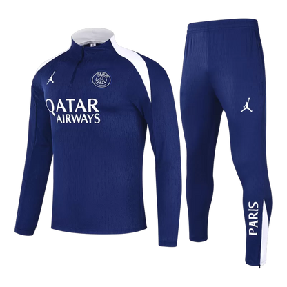 Completo da allenamento PSG con zip 1/4 (giacca+pantaloni) 2025/26 - Blu navy
