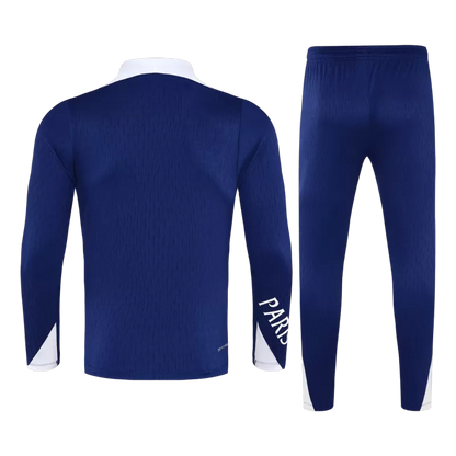 Completo da allenamento PSG con zip 1/4 (giacca+pantaloni) 2025/26 - Blu navy
