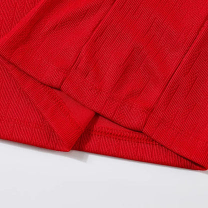 Completo da allenamento PSG con zip 1/4 (giacca+pantaloni) 2025/26 - Rosso