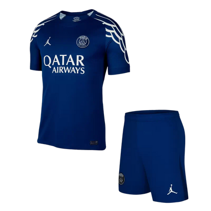 PSG Fourth Away Soccer Jersey Kit(Jersey+Shorts) 2024/25 Go Game Wear