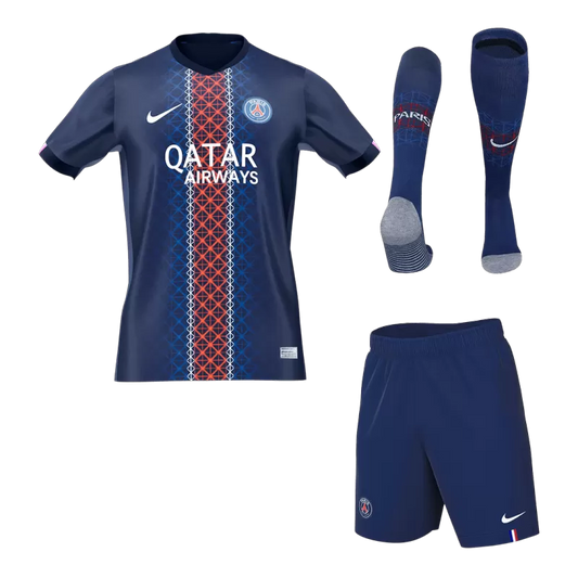 PSG Home Soccer Jersey Kit (Jersey+Shorts+Socks) 2025/26