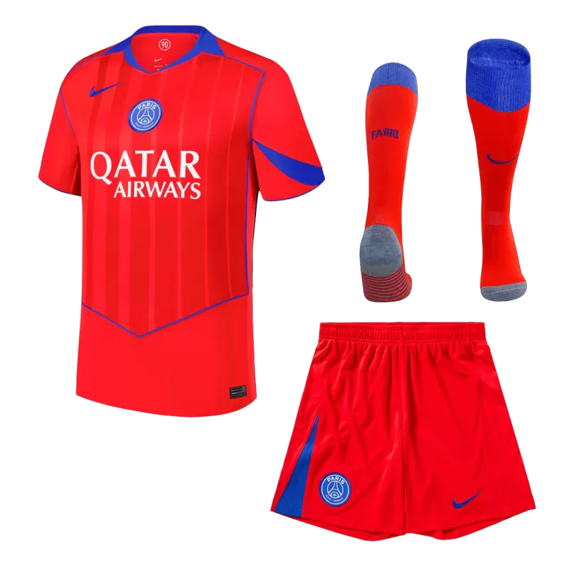 Kit terza maglia da calcio PSG (maglia+pantaloncini+calzini) 2025/26