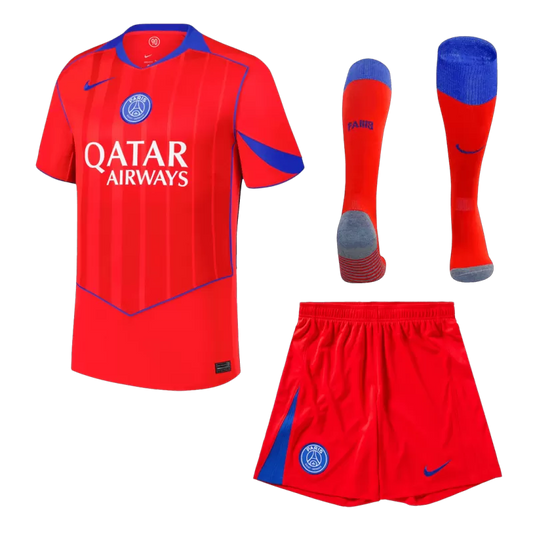 Kit terza maglia da calcio PSG (maglia+pantaloncini+calzini) 2025/26