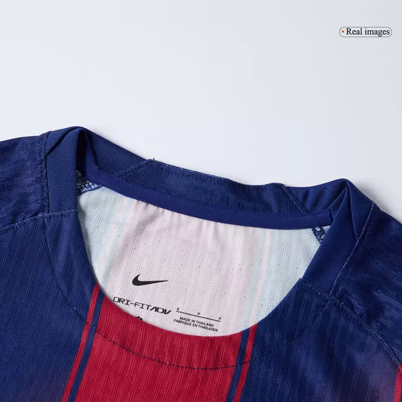 Player Version Barcelona Lewandowski #9 Home 2025/26 Soccer Jersey - La Liga - Slim Fit