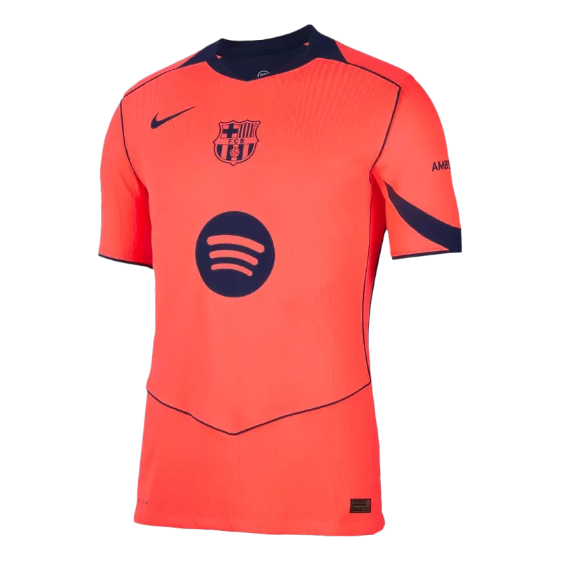 Player Version Barcelona Third Away Soccer Jersey 2025/26- Spotify Logo Without Text