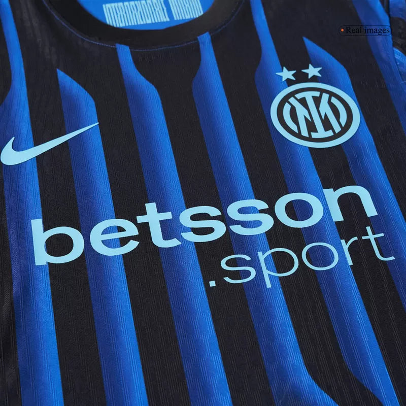 Player Version Inter Milan Home Soccer Jersey 2025/26