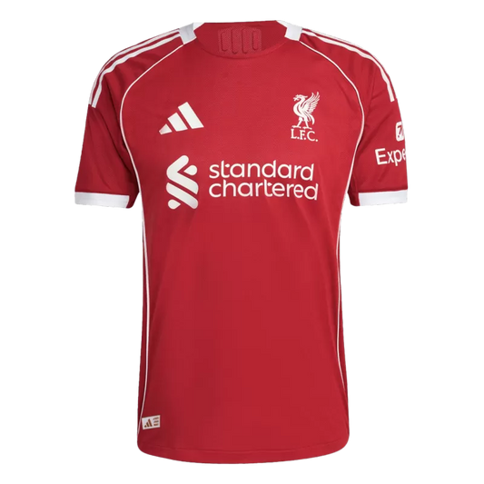 Player Version Liverpool Home Soccer Jersey 2025/26