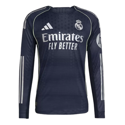 Maglia da calcio a maniche lunghe Real Madrid versione giocatore 2025/26 - vestibilità slim