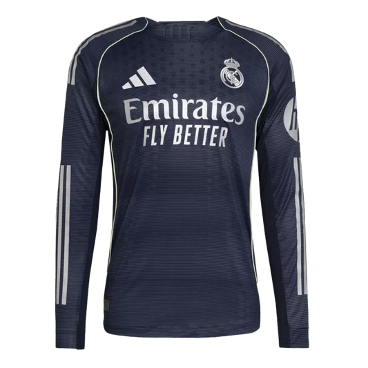 Maglia da calcio a maniche lunghe Real Madrid versione giocatore 2025/26 - vestibilità slim