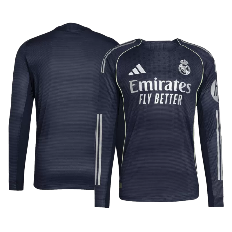 Maglia da calcio a maniche lunghe Real Madrid versione giocatore 2025/26 - vestibilità slim
