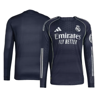 Maglia da calcio a maniche lunghe Real Madrid versione giocatore 2025/26 - vestibilità slim