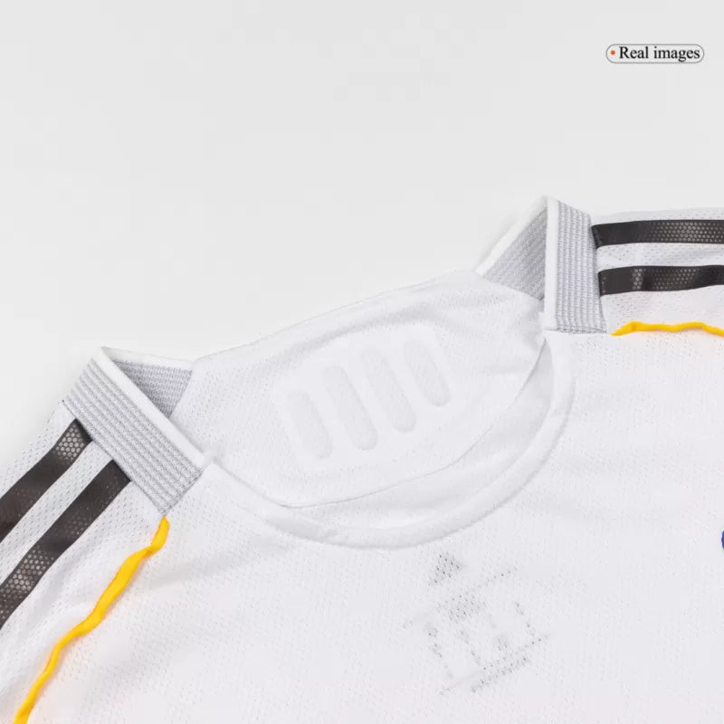 Player Version Real Madrid Home Long Sleeve Soccer Jersey 2025/26 - Slim Fit