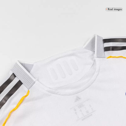 Player Version Real Madrid Home Long Sleeve Soccer Jersey 2025/26 - Slim Fit