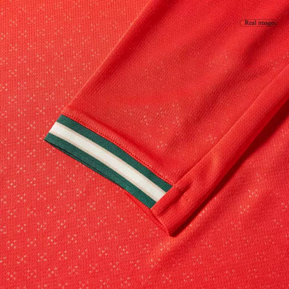 Portugal Home Long Sleeve Soccer Jersey 2025