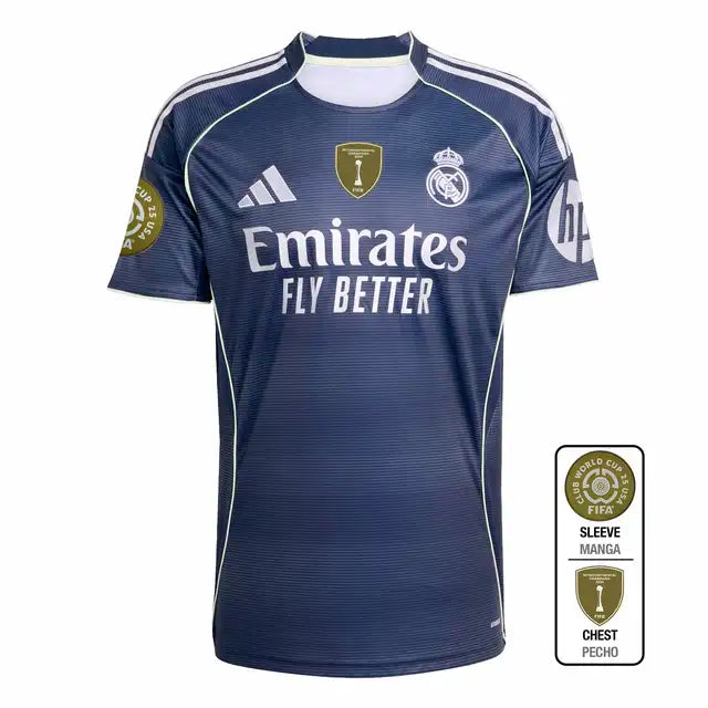 Player Version Real Madrid 2025/26 Away Soccer Jersey