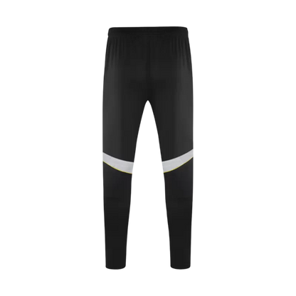 Tuta Real Madrid con zip 1/4 (giacca+pantaloni) 2025/26 - Nera