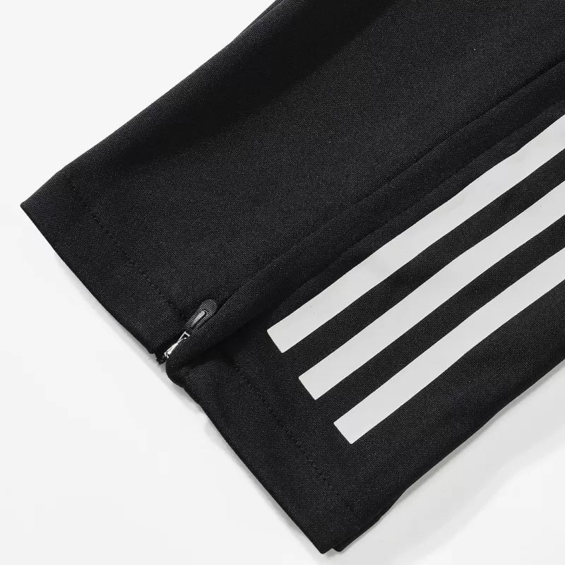 Tuta Real Madrid con zip 1/4 (giacca+pantaloni) 2025/26 - Nera