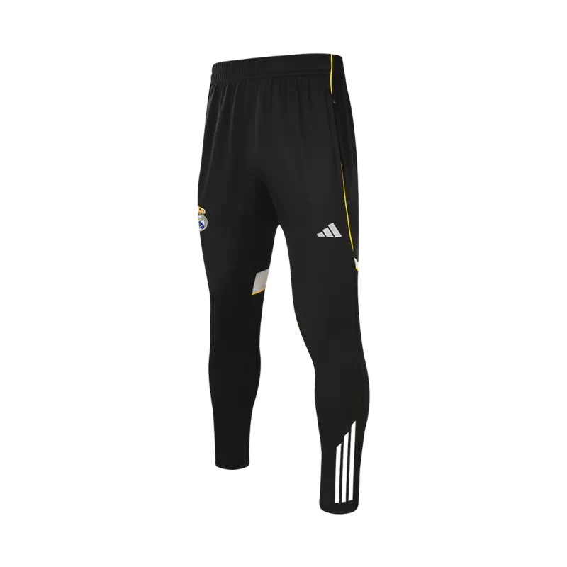 Tuta Real Madrid con zip 1/4 (giacca+pantaloni) 2025/26 - Nera