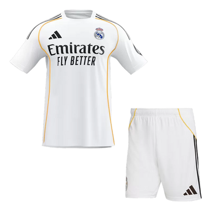 Kit maglia da calcio Real Madrid Home (maglia+pantaloncini) 2025/26
