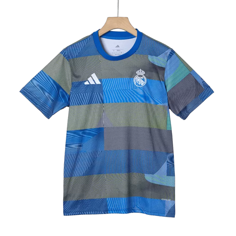 Maglia da calcio pre-partita del Real Madrid 2025/26 - Blu