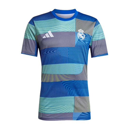 Maglia da calcio pre-partita del Real Madrid 2025/26 - Blu