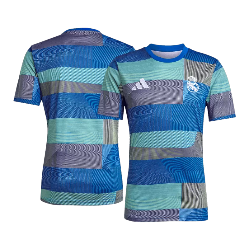 Maglia da calcio pre-partita del Real Madrid 2025/26 - Blu