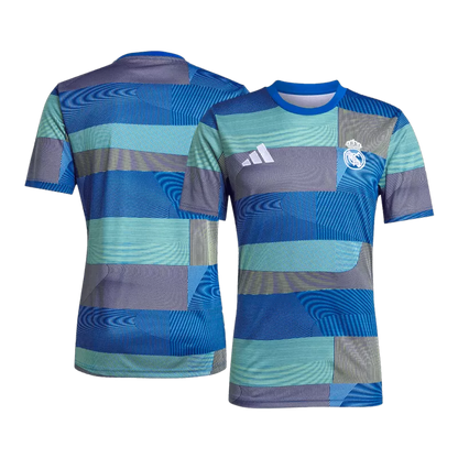 Maglia da calcio pre-partita del Real Madrid 2025/26 - Blu