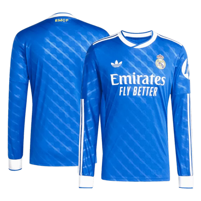 Real Madrid Third Away Long Sleeve Soccer Jersey 2025/26