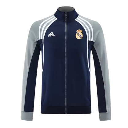 Real Madrid Training Jacket Kit (Jacket+Pants) 2025/26 - Navy & Gray