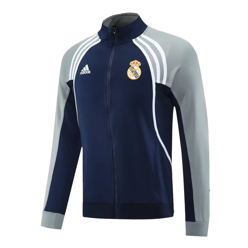 Real Madrid Training Jacket Kit (Jacket+Pants) 2025/26 - Navy & Gray