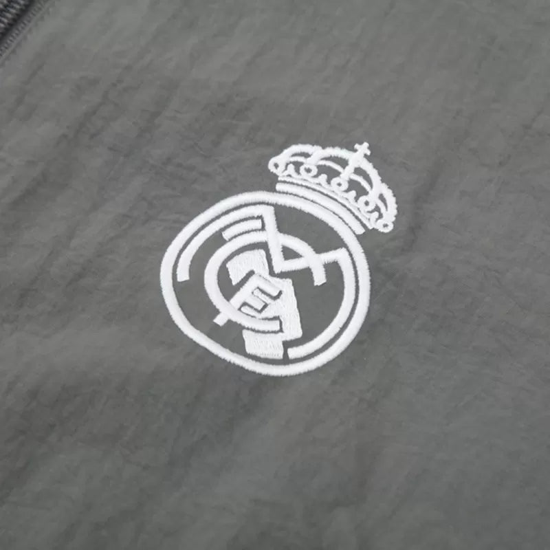 Real Madrid Windbreaker Jacket 2025/26 - Gray
