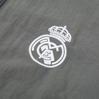 Real Madrid Windbreaker Jacket 2025/26 - Gray