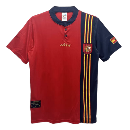 Retro Soccer Jersey Spain Home 1996