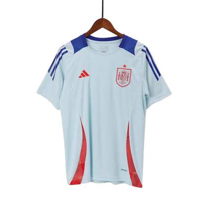 Maglia da calcio pre-partita della Spagna EURO 2024 - Azzurro