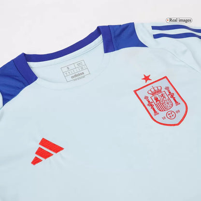 Maglia da calcio pre-partita della Spagna EURO 2024 - Azzurro