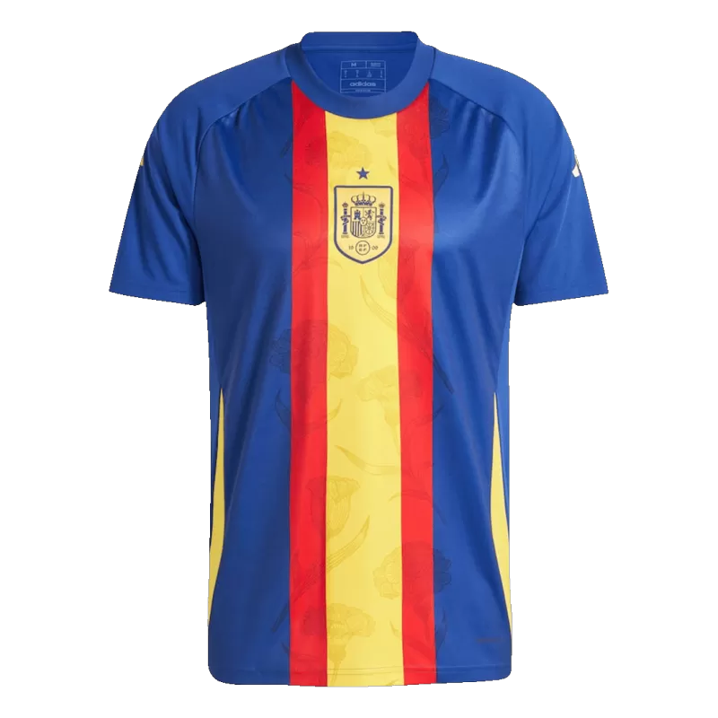 Maglia da calcio pre-partita della Spagna EURO 2024 - Blu