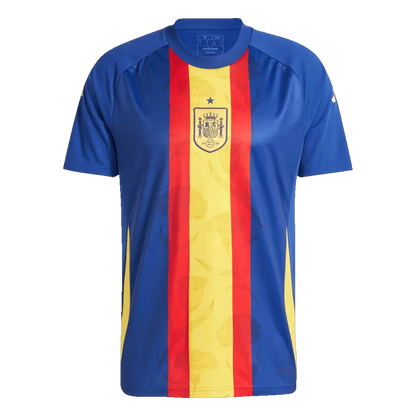 Maglia da calcio pre-partita della Spagna EURO 2024 - Blu